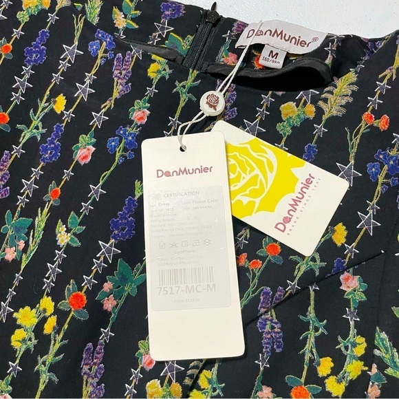 Dan Munier floral Dress size M - Picture 6 of 12